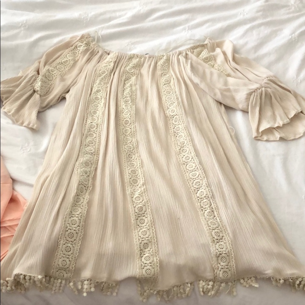 Cream dress